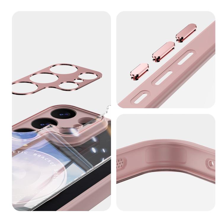 For Samsung Galaxy S26 Ultra 5G 360 Holder MagSafe Acrylic Hybrid TPU Phone Case