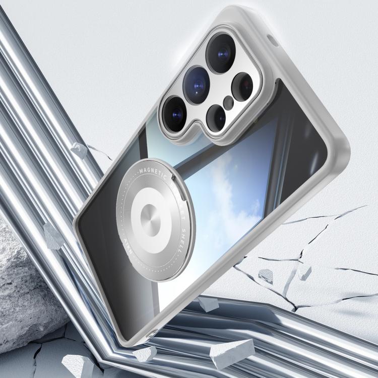 For Samsung Galaxy S26 Ultra 5G 360 Holder MagSafe Acrylic Hybrid TPU Phone Case