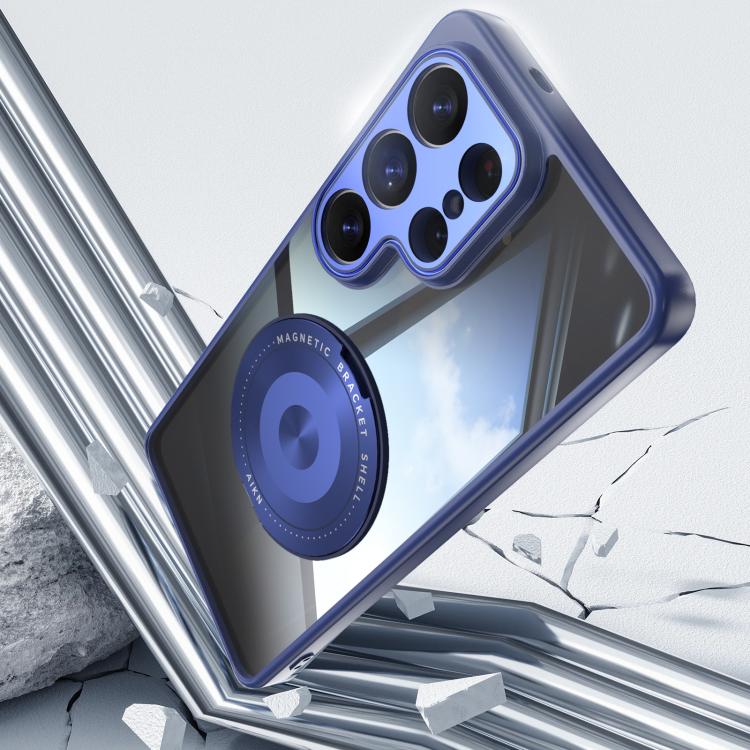 For Samsung Galaxy S26 Ultra 5G 360 Holder MagSafe Acrylic Hybrid TPU Phone Case
