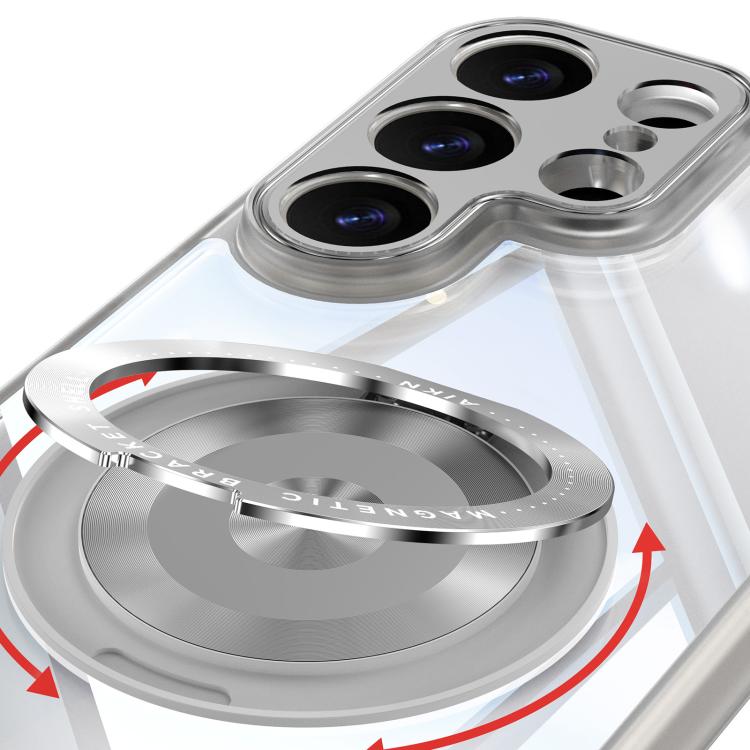 For Samsung Galaxy S26 Ultra 5G 360 Holder MagSafe Acrylic Hybrid TPU Phone Case