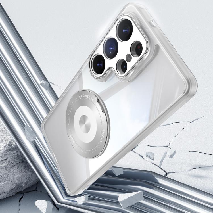 For Samsung Galaxy S26 Ultra 5G 360 Holder MagSafe Acrylic Hybrid TPU Phone Case