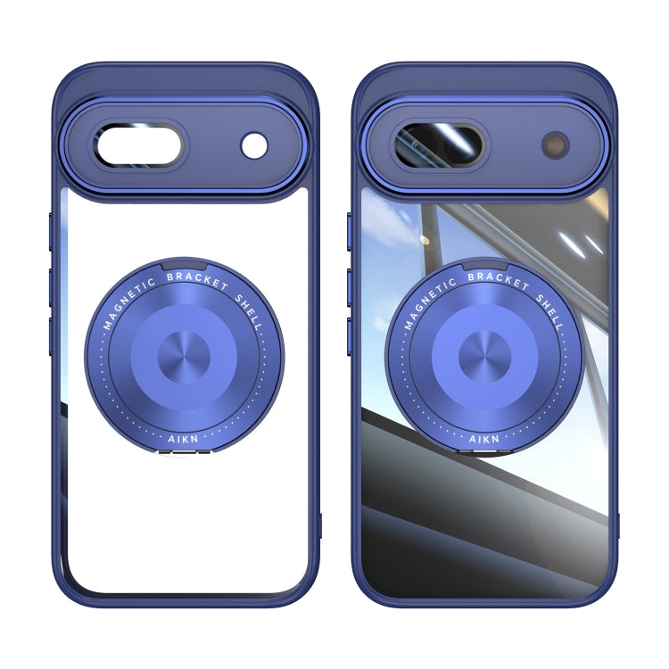 For Google Pixel 8a 360 Holder Magsafe Acrylic Hybrid TPU Phone Case