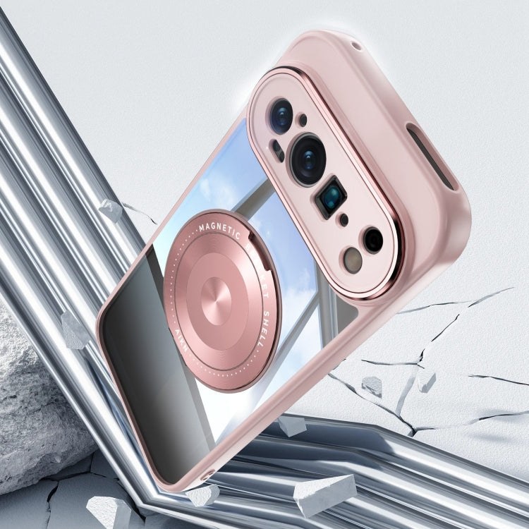 For Google Pixel 9 360 Holder Magsafe Acrylic Hybrid TPU Phone Case