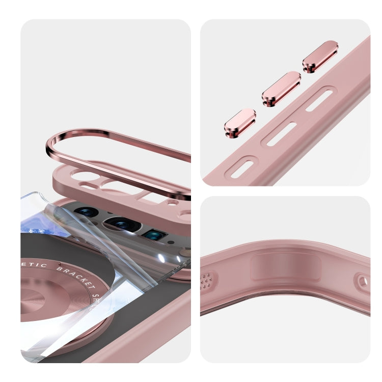 For Google Pixel 9 360 Holder Magsafe Acrylic Hybrid TPU Phone Case