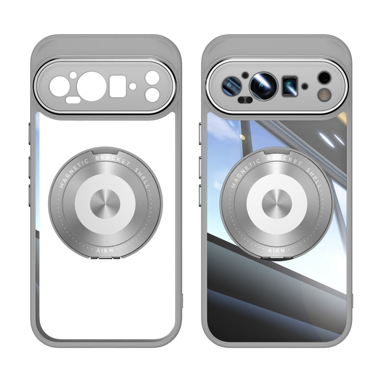 For Google Pixel 9 360 Holder Magsafe Acrylic Hybrid TPU Phone Case