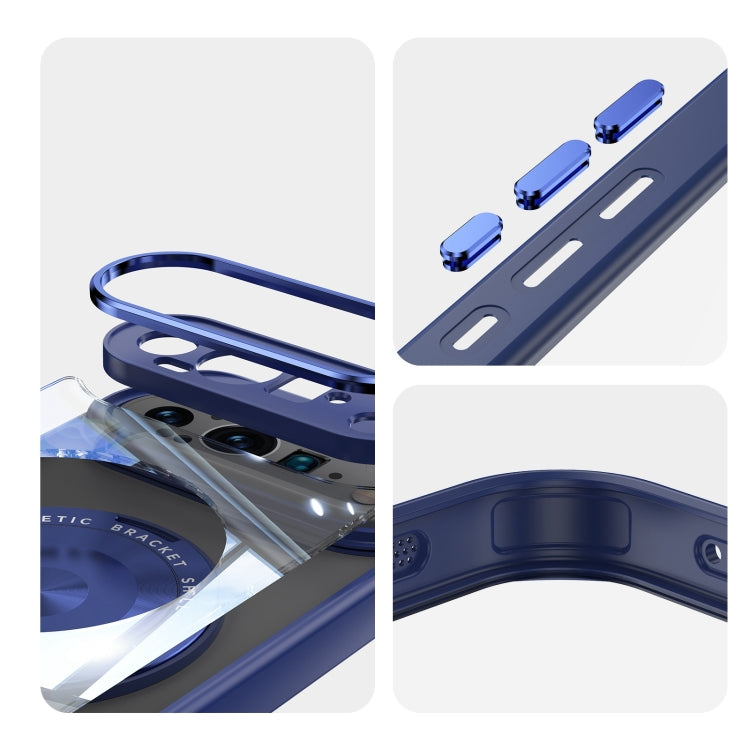 For Google Pixel 9 360 Holder Magsafe Acrylic Hybrid TPU Phone Case