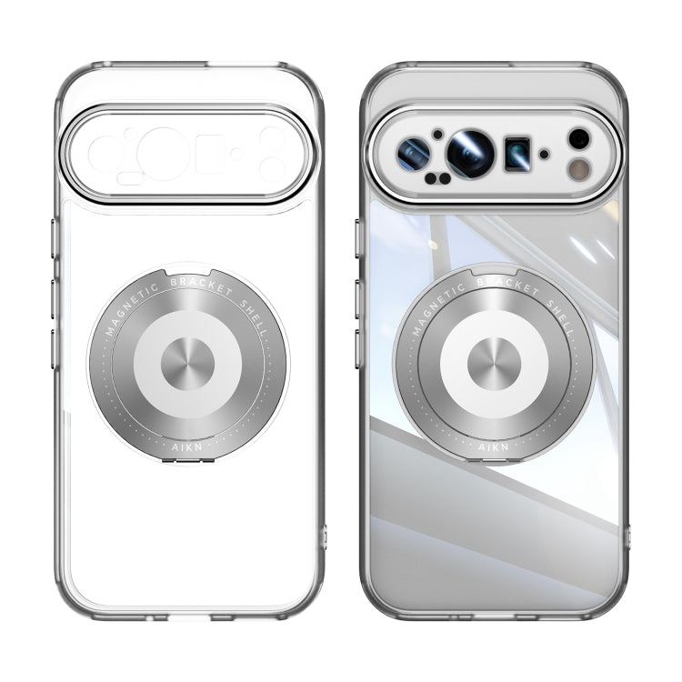 For Google Pixel 9 360 Holder Magsafe Acrylic Hybrid TPU Phone Case