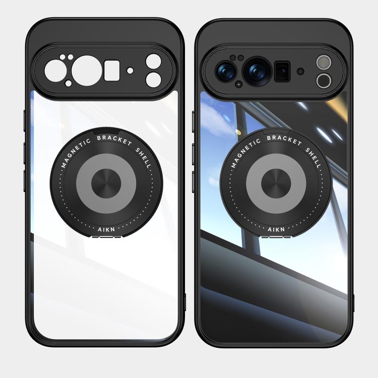 For Google Pixel 10 Pro XL 360 Holder Magsafe Acrylic Hybrid TPU Phone Case