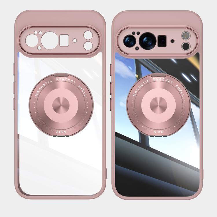 For Google Pixel 10 Pro XL 360 Holder Magsafe Acrylic Hybrid TPU Phone Case