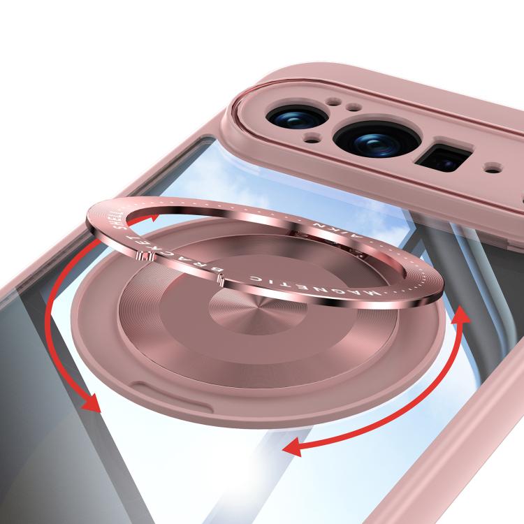 For Google Pixel 10 Pro XL 360 Holder Magsafe Acrylic Hybrid TPU Phone Case
