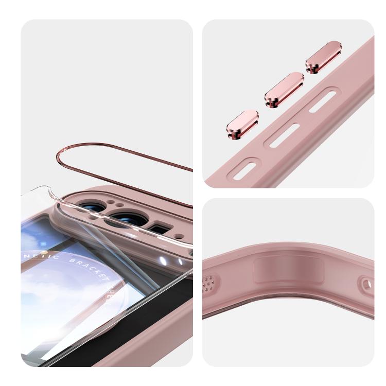 For Google Pixel 10 Pro XL 360 Holder Magsafe Acrylic Hybrid TPU Phone Case
