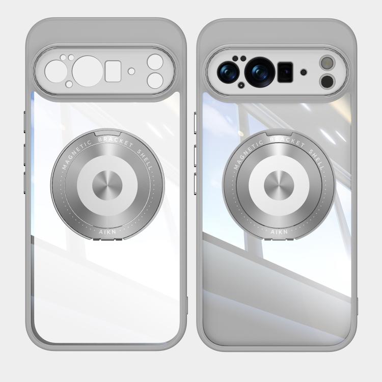 For Google Pixel 10 Pro XL 360 Holder Magsafe Acrylic Hybrid TPU Phone Case
