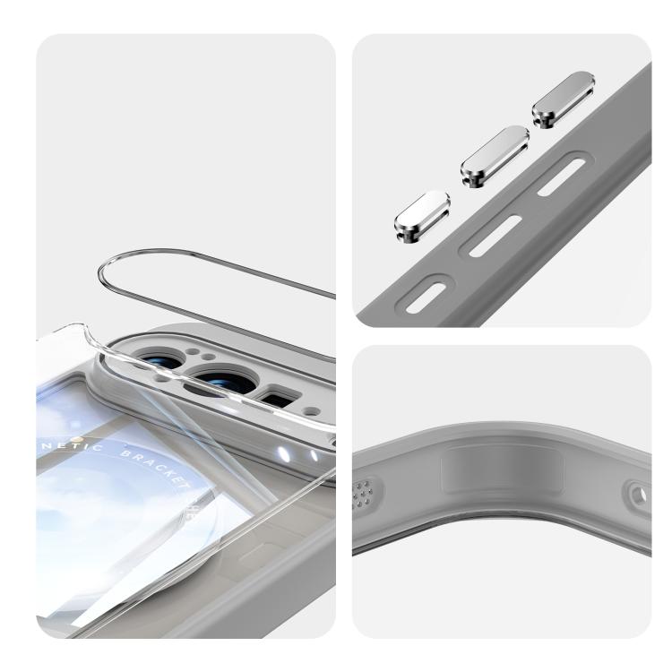 For Google Pixel 10 Pro XL 360 Holder Magsafe Acrylic Hybrid TPU Phone Case