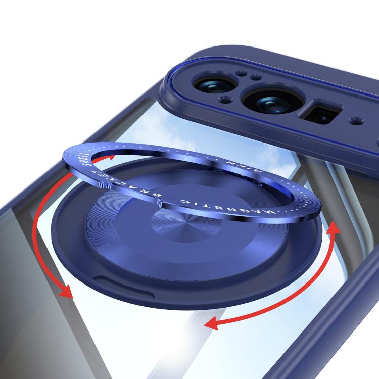 For Google Pixel 10 Pro XL 360 Holder Magsafe Acrylic Hybrid TPU Phone Case