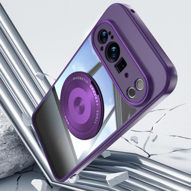 For Google Pixel 10 Pro XL 360 Holder Magsafe Acrylic Hybrid TPU Phone Case