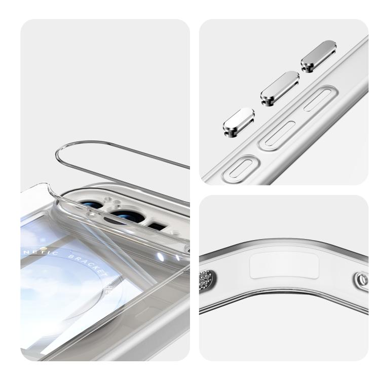 For Google Pixel 10 Pro XL 360 Holder Magsafe Acrylic Hybrid TPU Phone Case