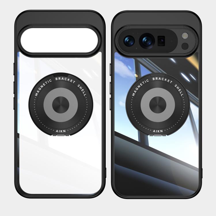 For Google Pixel 10 / 10 Pro 360 Holder Magsafe Acrylic Hybrid TPU Phone Case