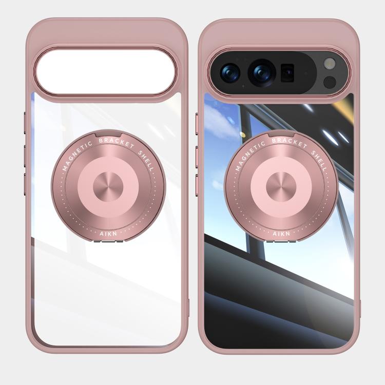 For Google Pixel 10 / 10 Pro 360 Holder Magsafe Acrylic Hybrid TPU Phone Case