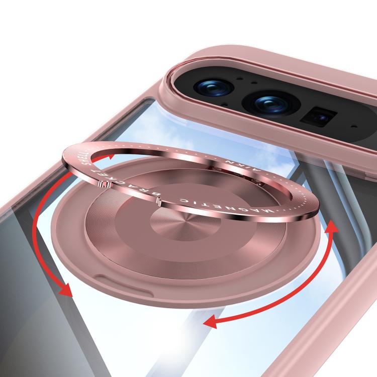 For Google Pixel 10 / 10 Pro 360 Holder Magsafe Acrylic Hybrid TPU Phone Case