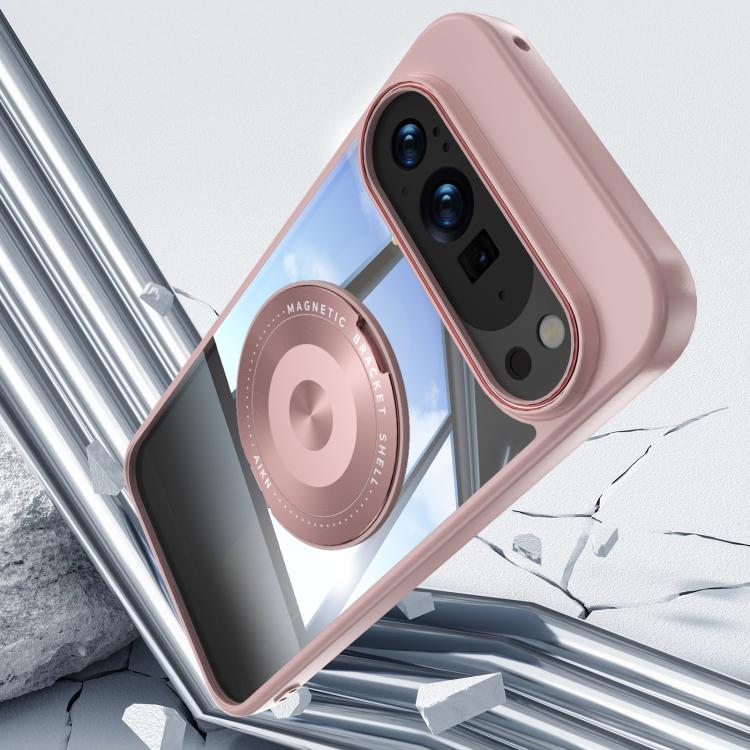 For Google Pixel 10 / 10 Pro 360 Holder Magsafe Acrylic Hybrid TPU Phone Case