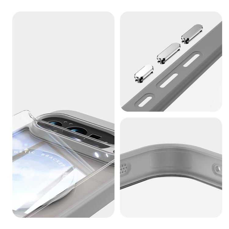 For Google Pixel 10 / 10 Pro 360 Holder Magsafe Acrylic Hybrid TPU Phone Case