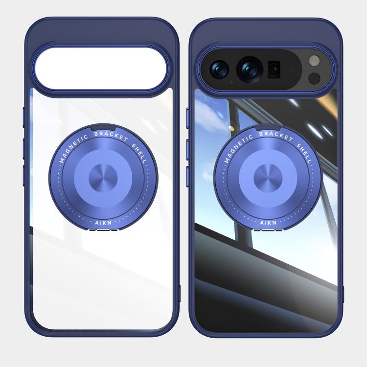 For Google Pixel 10 / 10 Pro 360 Holder Magsafe Acrylic Hybrid TPU Phone Case