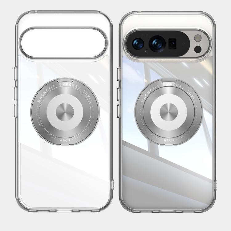 For Google Pixel 10 / 10 Pro 360 Holder Magsafe Acrylic Hybrid TPU Phone Case