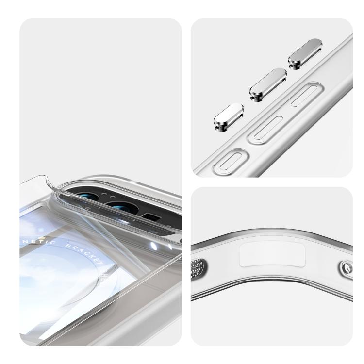 For Google Pixel 10 / 10 Pro 360 Holder Magsafe Acrylic Hybrid TPU Phone Case