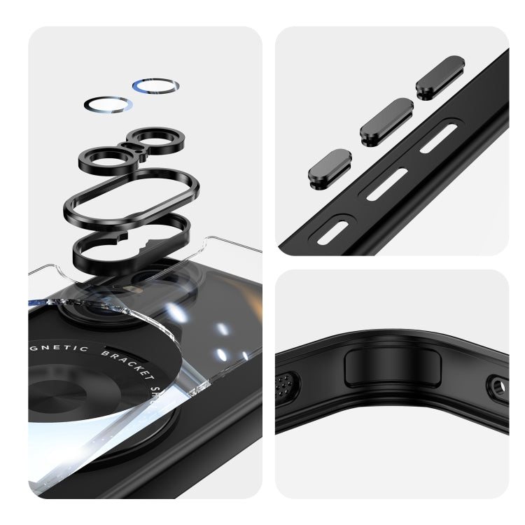 For Sony Xperia 10 VI 360 Holder Magsafe Acrylic Hybrid TPU Phone Case
