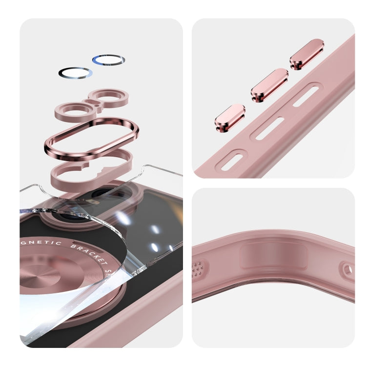 For Sony Xperia 10 VI 360 Holder Magsafe Acrylic Hybrid TPU Phone Case