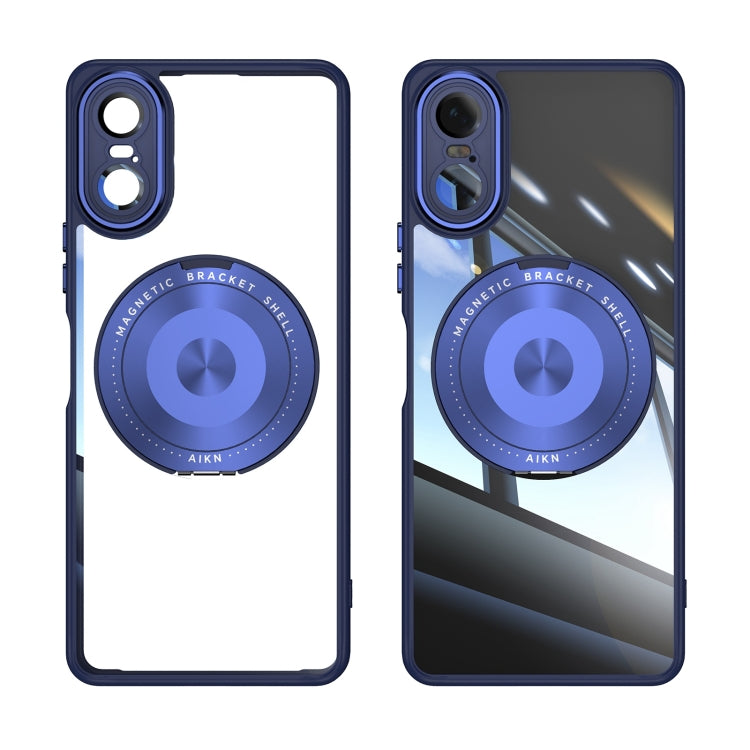 For Sony Xperia 10 VI 360 Holder Magsafe Acrylic Hybrid TPU Phone Case