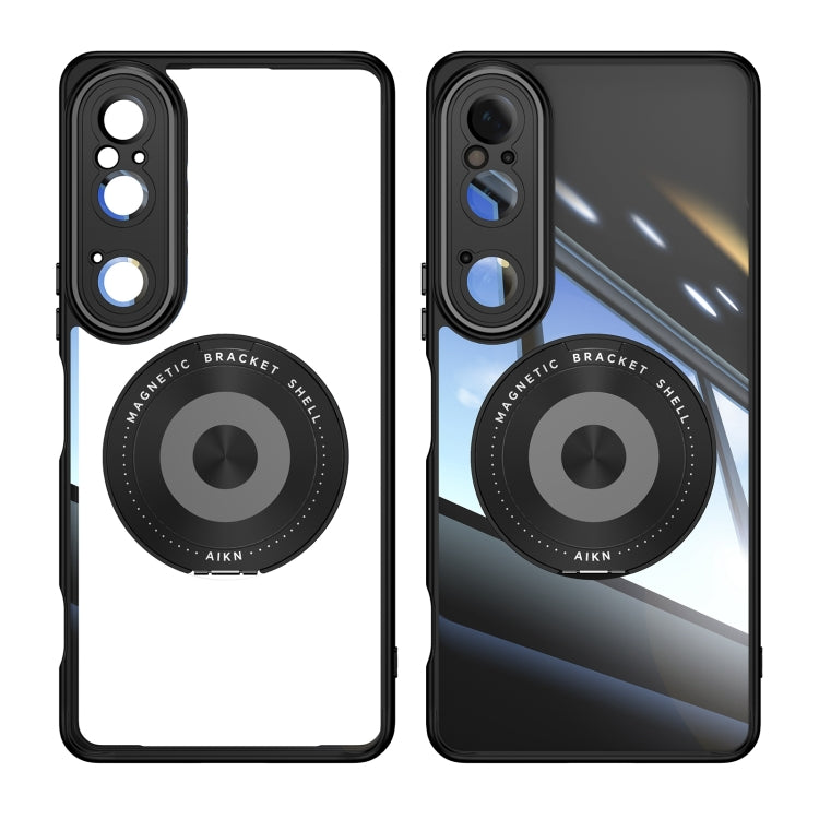 For Sony Xperia 1 VI 360 Holder Magsafe Acrylic Hybrid TPU Phone Case