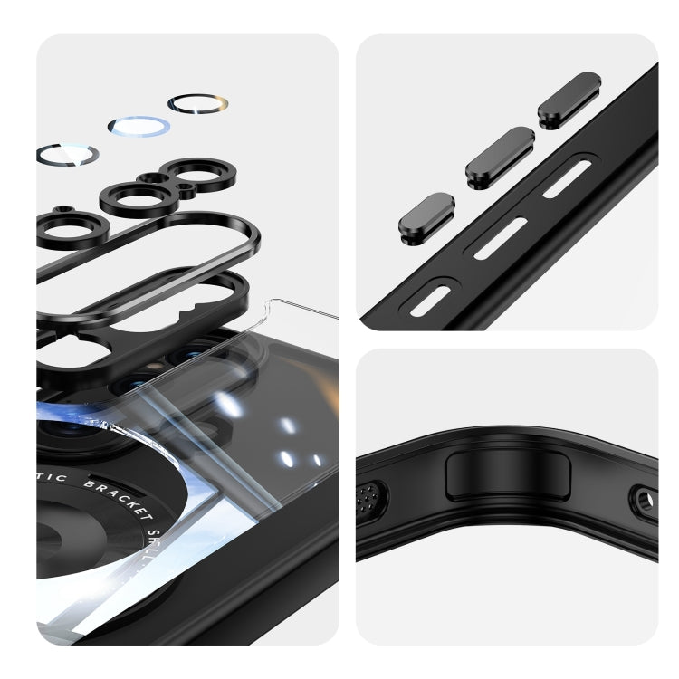 For Sony Xperia 1 VI 360 Holder Magsafe Acrylic Hybrid TPU Phone Case