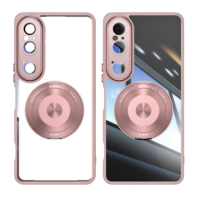 For Sony Xperia 1 VI 360 Holder Magsafe Acrylic Hybrid TPU Phone Case