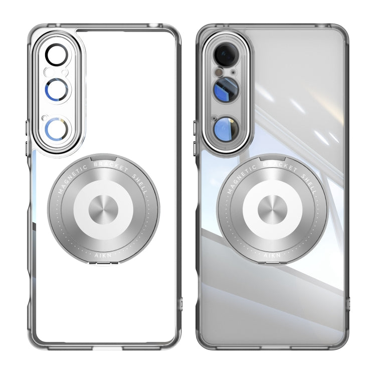 For Sony Xperia 1 VI 360 Holder Magsafe Acrylic Hybrid TPU Phone Case
