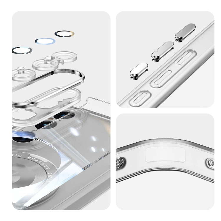 For Sony Xperia 1 VI 360 Holder Magsafe Acrylic Hybrid TPU Phone Case
