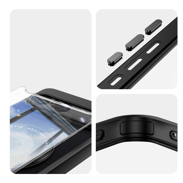 For Sony Xperia 10 VII 360 Holder Magsafe Acrylic Hybrid TPU Phone Case