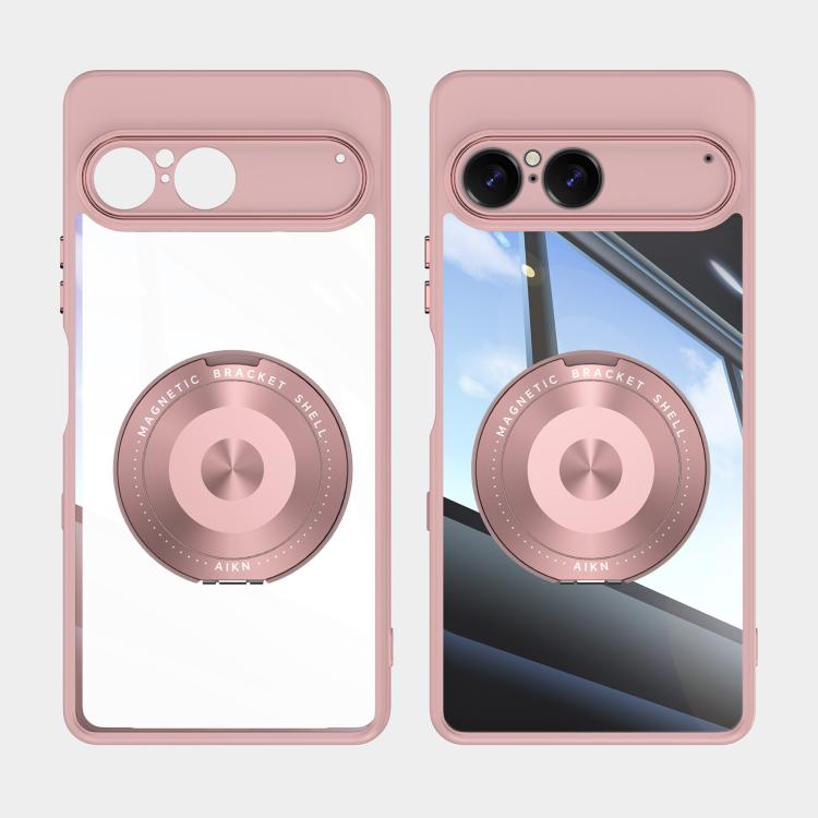 For Sony Xperia 10 VII 360 Holder Magsafe Acrylic Hybrid TPU Phone Case