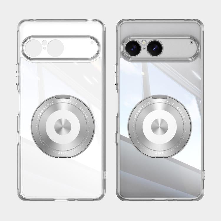 For Sony Xperia 10 VII 360 Holder Magsafe Acrylic Hybrid TPU Phone Case