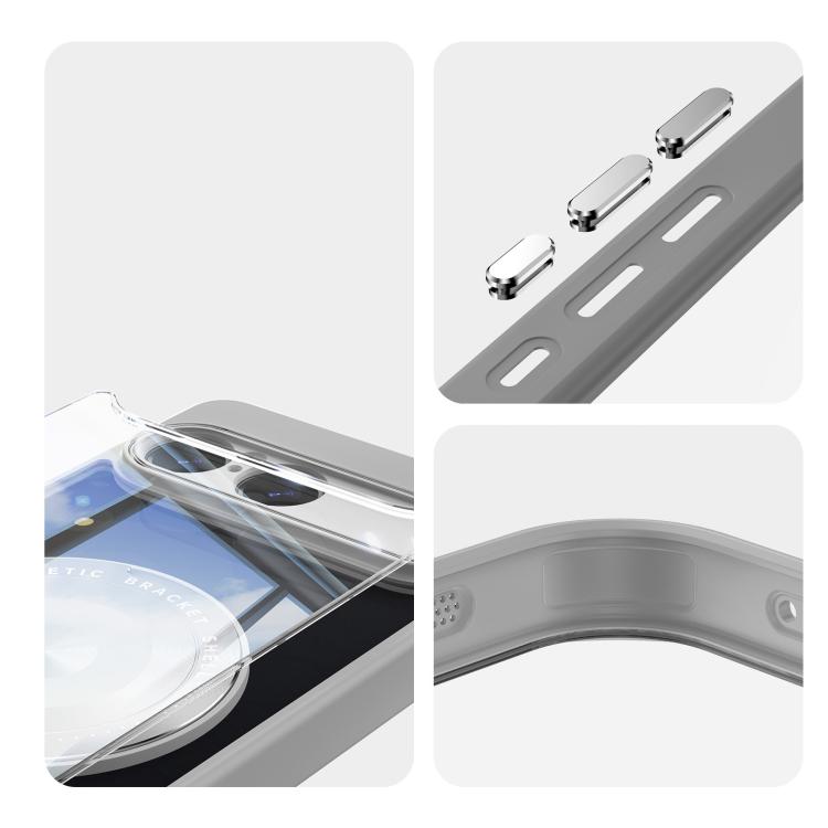 For Sony Xperia 10 VII 360 Holder Magsafe Acrylic Hybrid TPU Phone Case