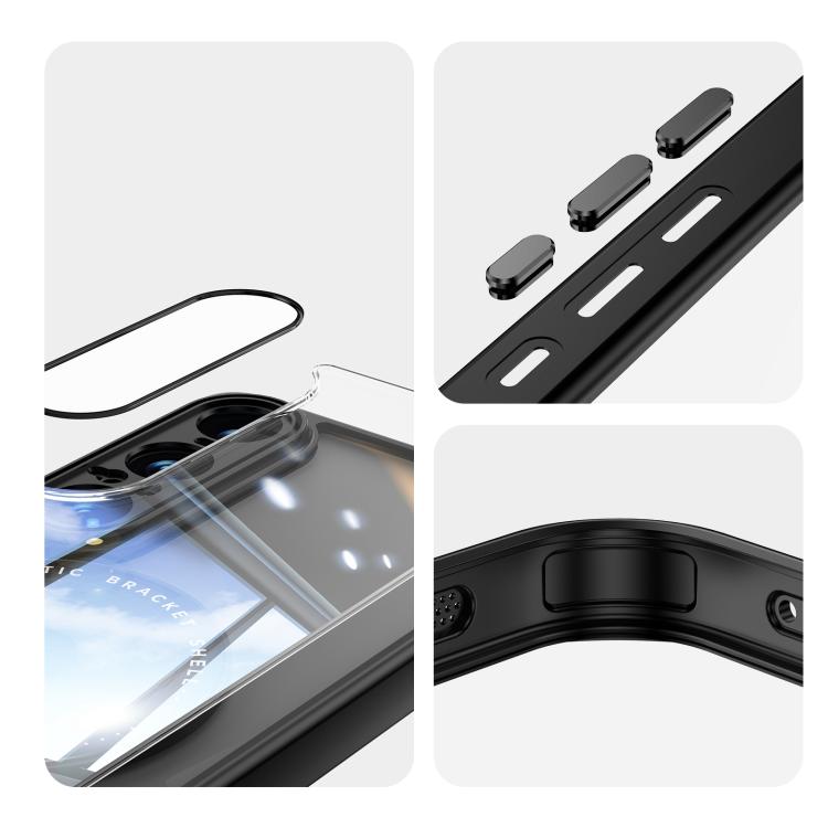 For Sony Xperia 1 VII 360 Holder Magsafe Acrylic Hybrid TPU Phone Case