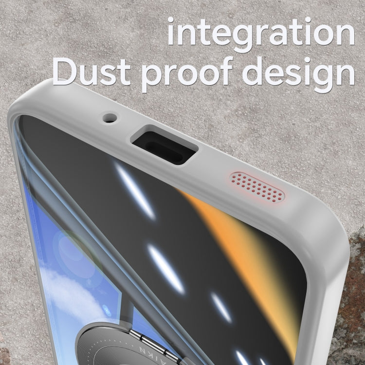 For Sharp Aquos Wish4 5G 360 Holder Magsafe Acrylic Hybrid TPU Phone Case