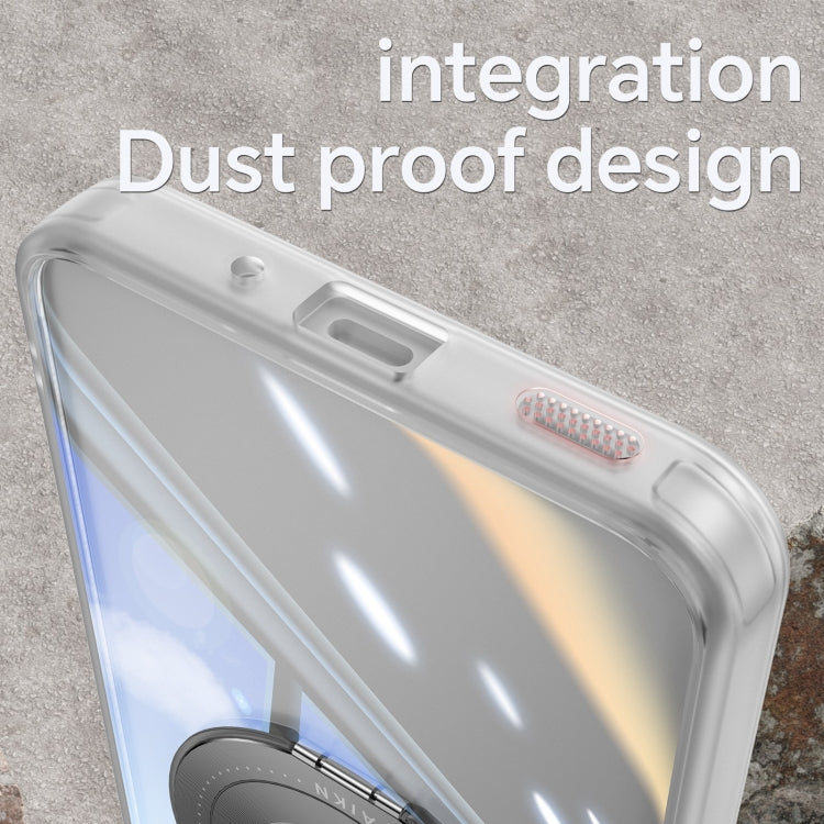 For Sharp Aquos Wish4 5G 360 Holder Magsafe Acrylic Hybrid TPU Phone Case