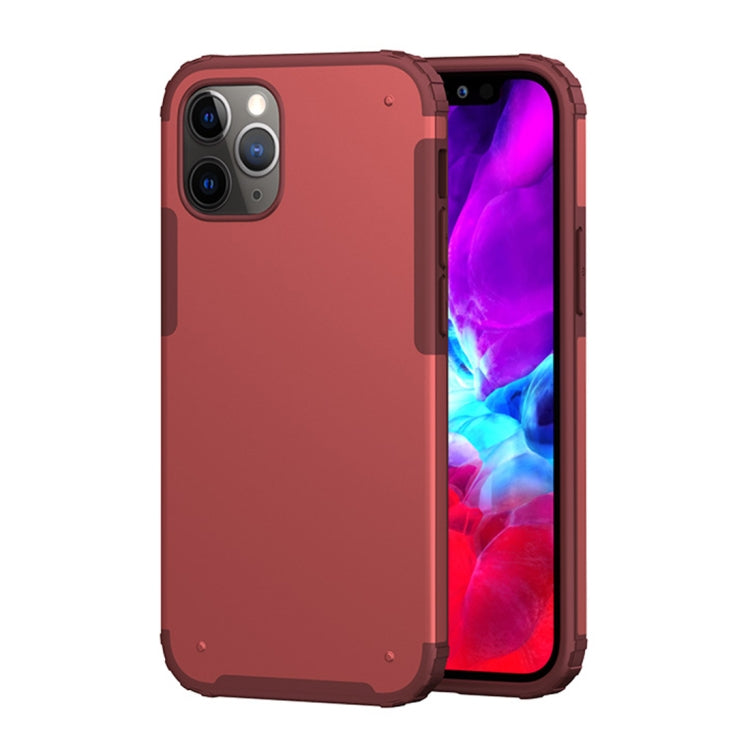 For iPhone 12 mini Solid Color Four-corner Shockproof TPU + PC Protective Case