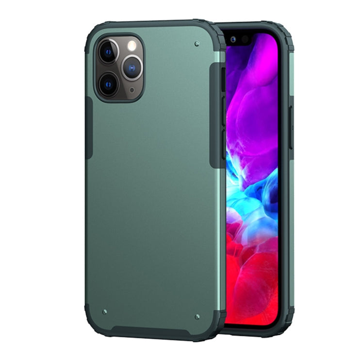 For iPhone 12 mini Solid Color Four-corner Shockproof TPU + PC Protective Case