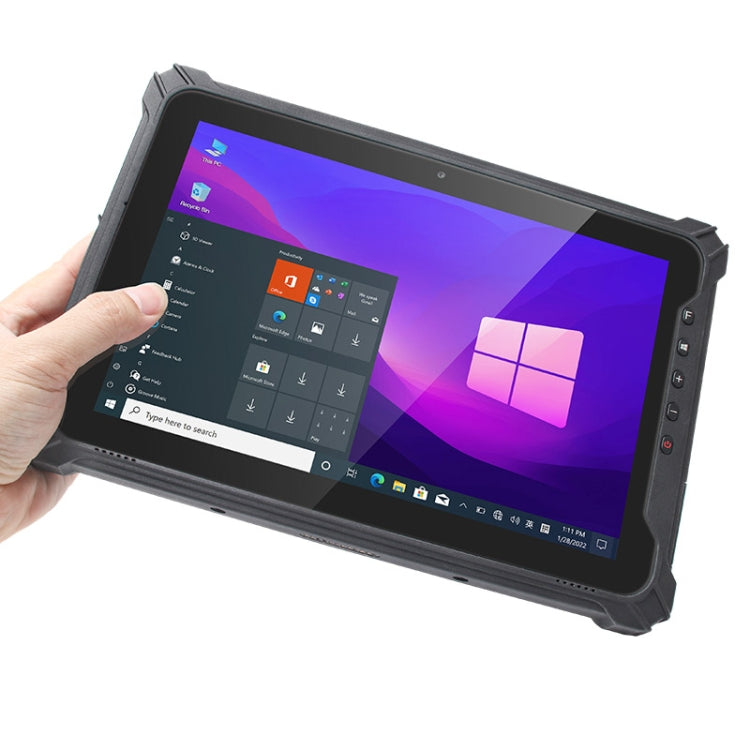 UNIWA WinPad W117 Rugged Tablet PC, 8GB+128GB, 10.1 inch Windows 11 Pro Intel Jasper Lake N5100 Quad Core, 4G Network - Black