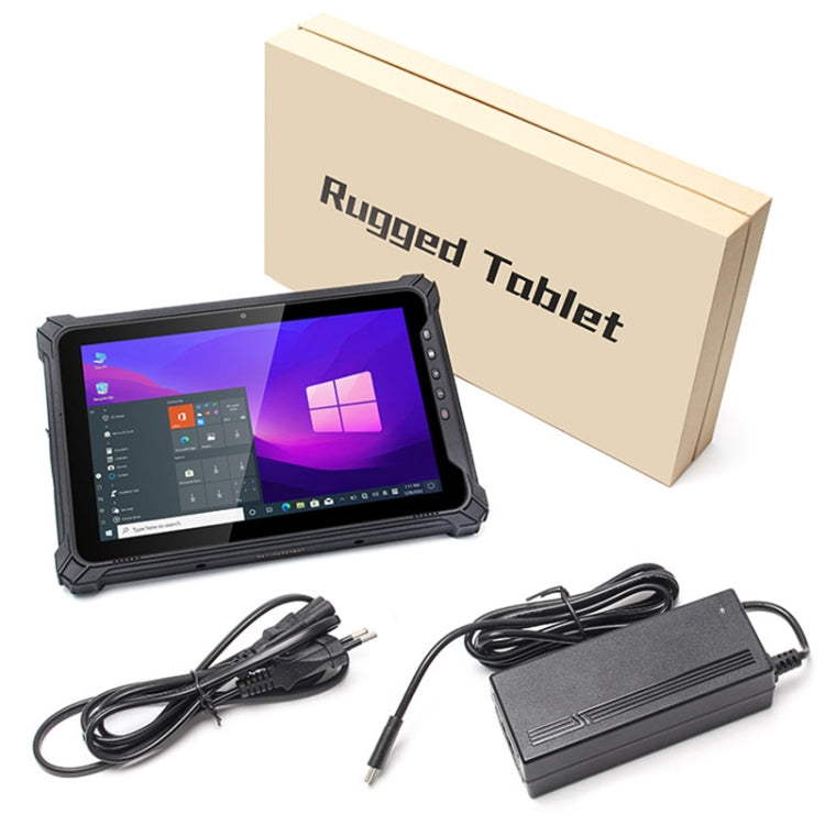 UNIWA WinPad W117 Rugged Tablet PC, 8GB+128GB, 10.1 inch Windows 11 Pro Intel Jasper Lake N5100 Quad Core, 4G Network - Black
