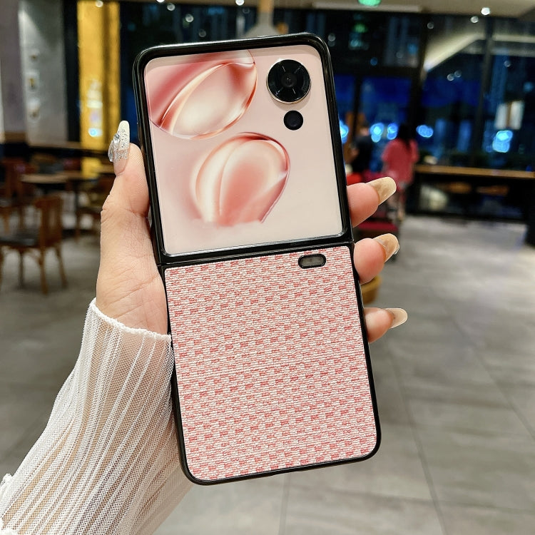 For Honor Magic V Flip Fantasy Weave Pattern Protective Phone Case