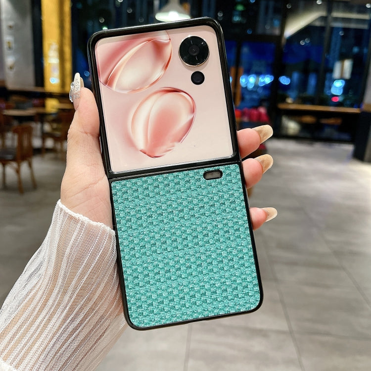 For Honor Magic V Flip Fantasy Weave Pattern Protective Phone Case