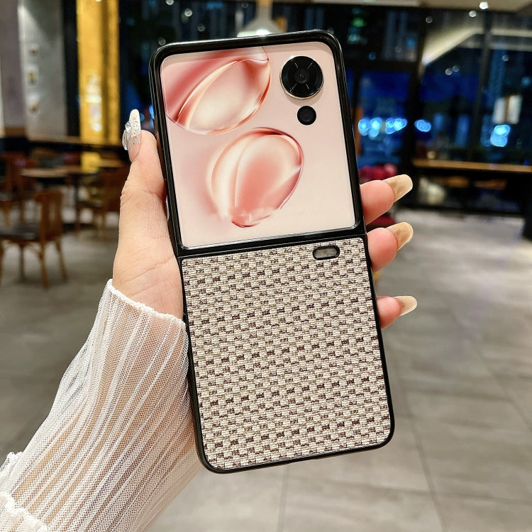For Honor Magic V Flip Fantasy Weave Pattern Protective Phone Case